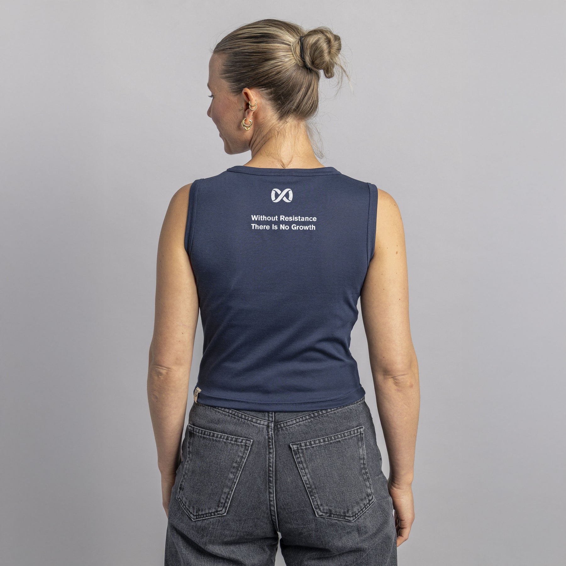 Top corto FLEXVIT (blu navy)